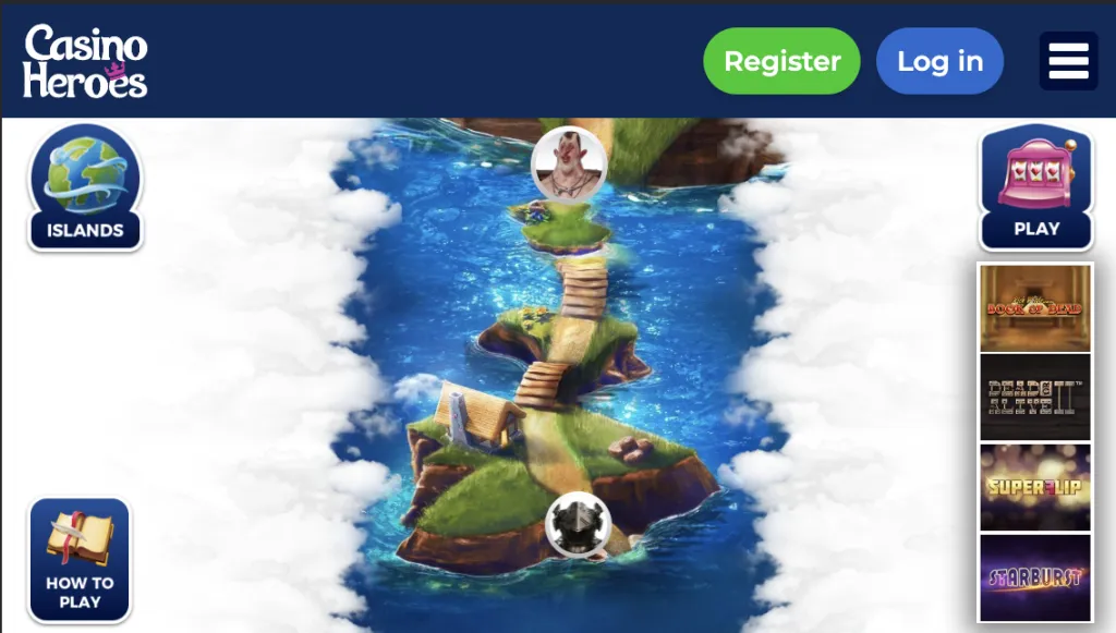 casino heroes gamification example